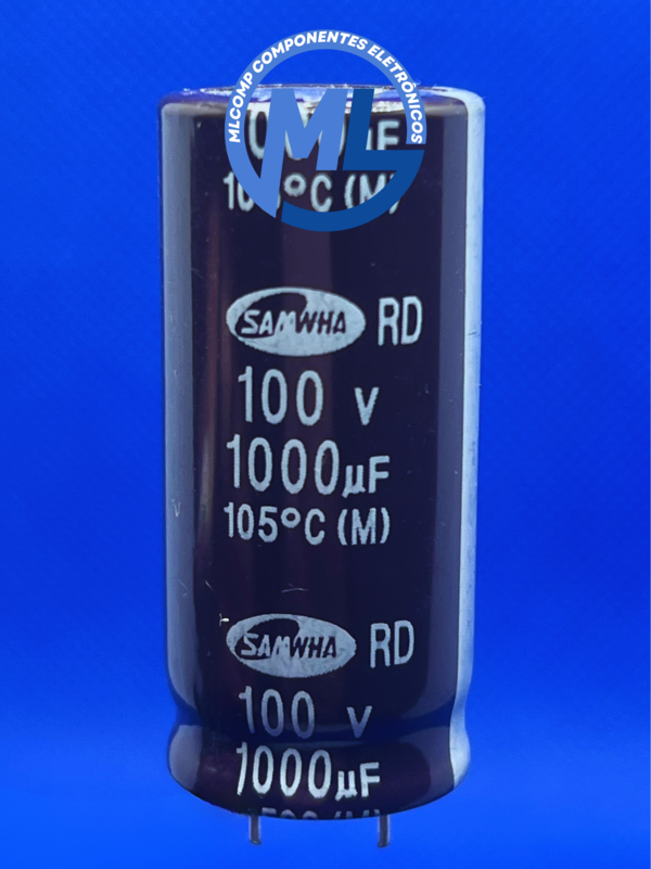 Capacitor Eletrolitico Uf V Rd X Mm Samwha Mlcomp