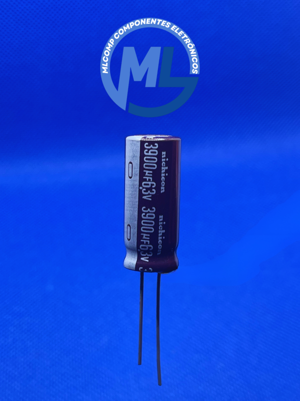 Capacitor Eletrolitico 3900uf63v Rd 105º Nichicon Mlcomp 4112