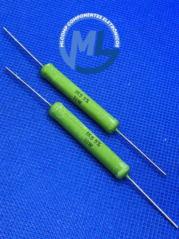 Résistance Bobinée Céramique 1,5K Ohm 10W – Référence DO571341M533964K – Pour Alimentation, Transducteurs, Applications Industrielles