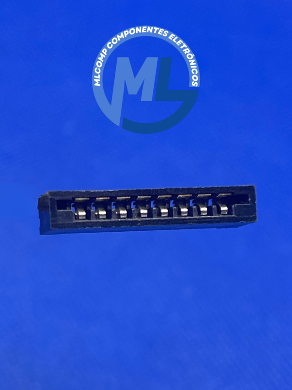 CONECTOR MEMBRANA FC8 8 VIAS FEMEA 180 PCI 2 54MM MLComp conector-membrana-fc8-8-vias-femea-180-pci-2-54mm-mlcomp