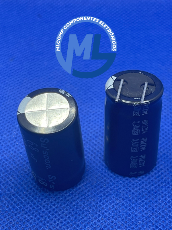 Capacitor Eletrolitico 68uf450v Rd 105º 18x30mm Suscon Mlcomp 6317