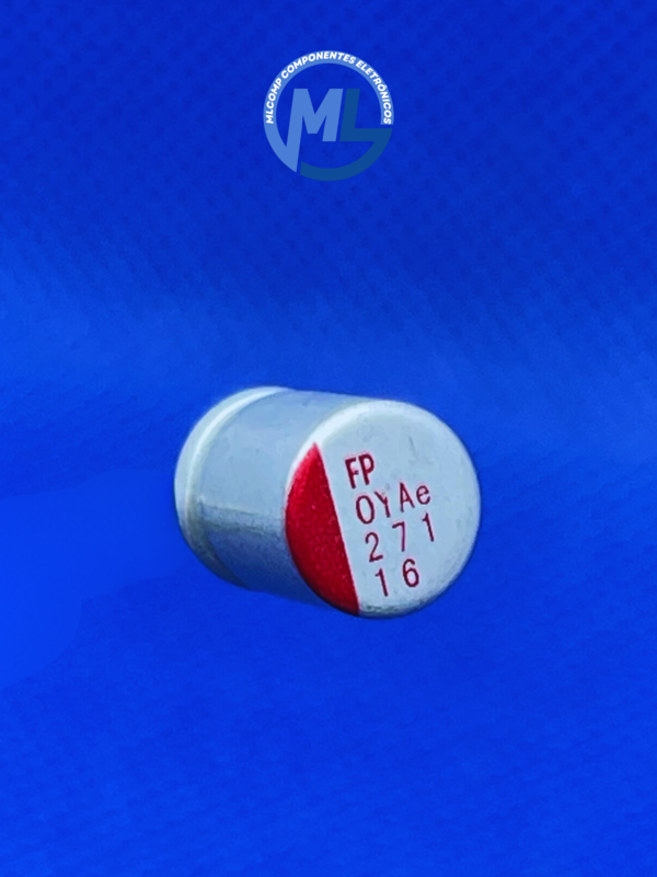 Capacitor Eletrolitico 270uf16v Rd 105º 8x12mm Solido Pre Nichiconsamwha Mlcomp 1325