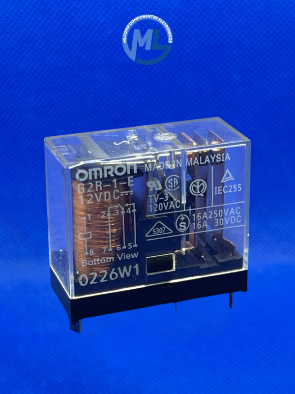Relè G2R-1-E 12VDC 16A 8 Pin - 1PZ Nuovo Per Applicazioni Elettriche