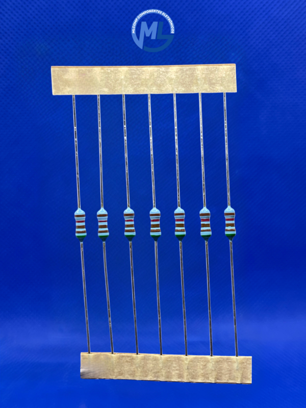 50x Vishay Draloric SMA0207 51.1k Ohm 0.6W 1% Metal Film Resistors – Axial, 50ppm