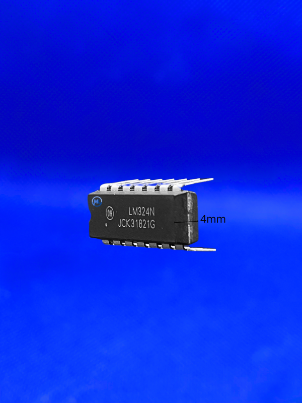 10x LM324N Operationsverstärker – DIP-14, Low Power, Quad, 3–32 V, Kurzschlussschutz – Für Elektronikprojekte