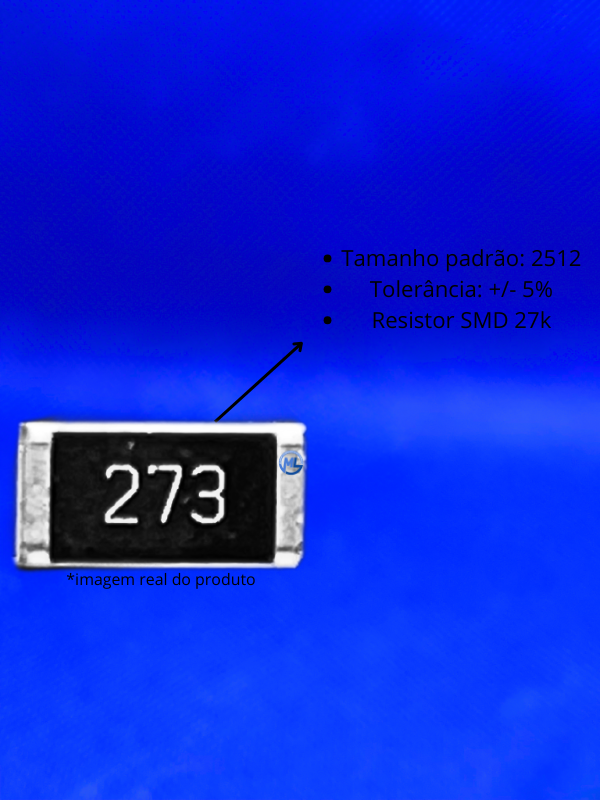 RESISTOR 27K 2512 5% SMD 2512WJ0273T4E ROYALOHM – MLComp
